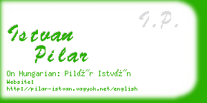 istvan pilar business card